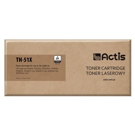 Actis Tonercartridge TH-51X (vervanging HP 51X Q7551X Standaard 13000 pagina's zwart)