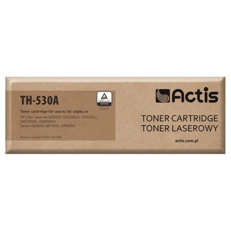 Actis TH-530A Tonerkartusche (Ersatz für HP 304A CC530A, Canon CRG-718B Standard 3600 seiten schwarz)