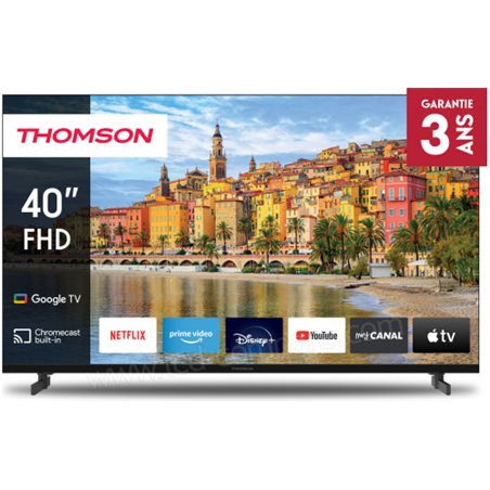 TV 40 THOMSON FHD FRAMELESS SMART T2/C2S2 GOOGLE TV