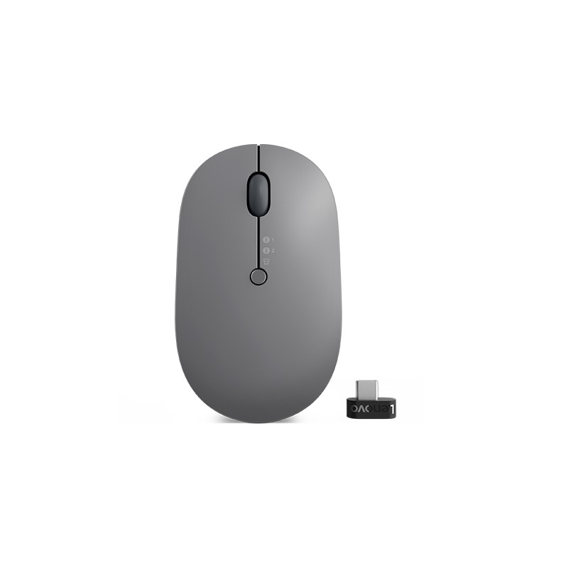 Lenovo Go Wireless Multi Device mouse Ambidestro RF + Bluetooth USB Type-A Ottico 2400 DPI