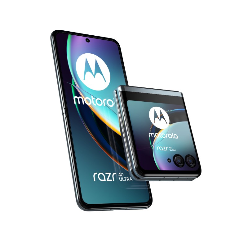 Image of Motorola RAZR 40 Ultra 17.5 cm (6.9") Doppia SIM Android 13 5G USB tipo-C 8 GB 256GB Blu*PRODOTTO DA ESPOSIZIONE*
