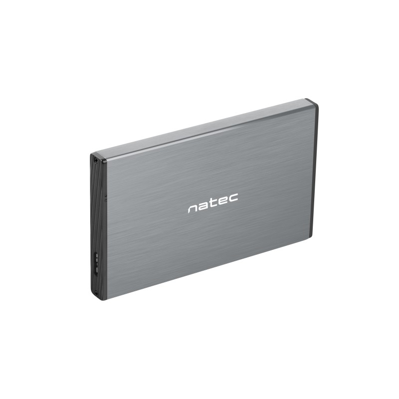 NATEC Rhino GO Box esterno HDD/SSD Grigio 2.5"