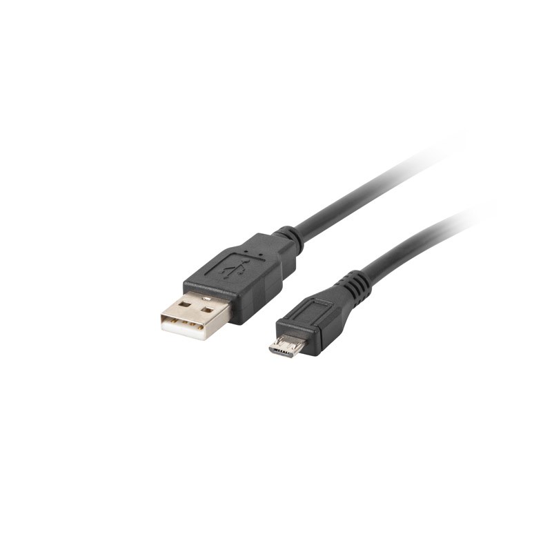 Image of Lanberg CA-USBM-10CC-0018-BK cavo USB 1.8 m 2.0 Micro-USB B A Nero