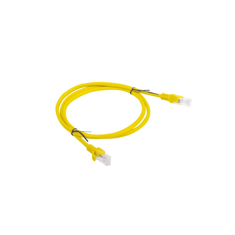 Image of Lanberg PCU5-10CC-0100-Y cavo di rete Giallo 1 m Cat5e U/UTP (UTP)057