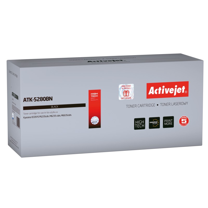 Activejet ATK-5280BN cartuccia toner 1 pz Compatibile Nero