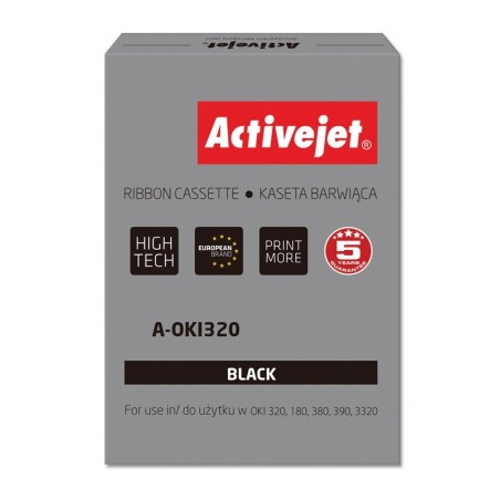 Activejet lint A-OKI320 (vervanging OKI 9002303 3000000 tekens Supreme zwart) 100 stuks