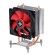 Xilence I402 Processador Cooler 9,2 cm Preto, Vermelho, Prateado