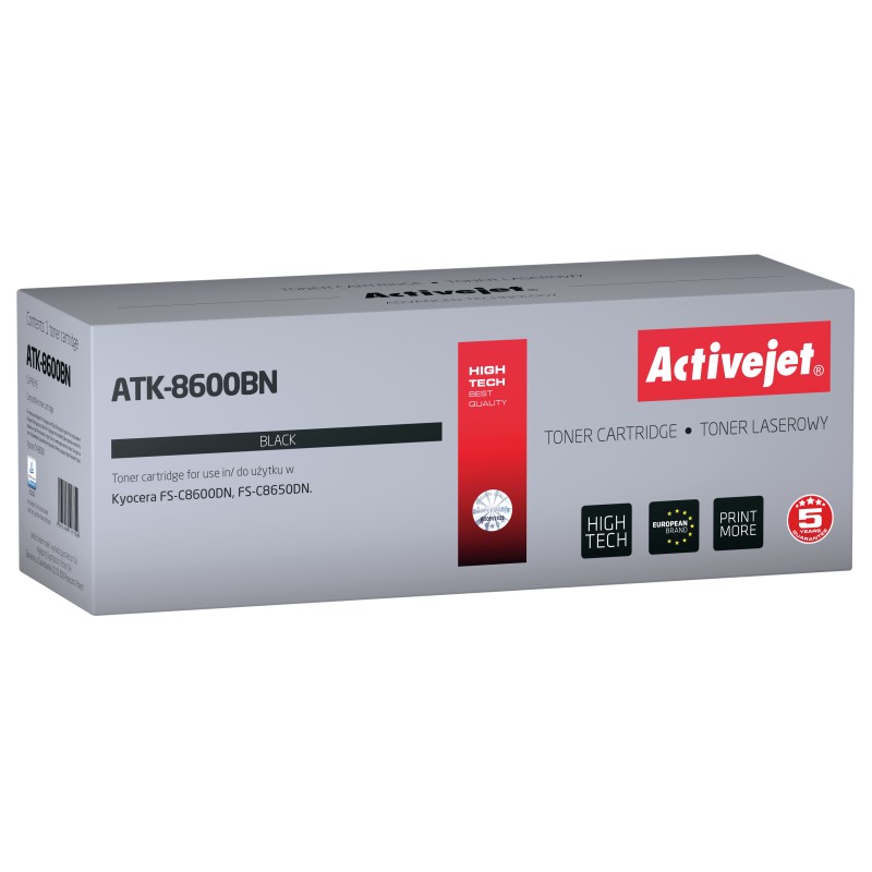 Activejet ATK-8600BN cartuccia toner 1 pz Compatibile Nero