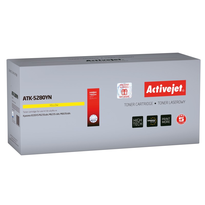 Image of Activejet ATK-5280YN toner 1 pz Compatibile Giallo