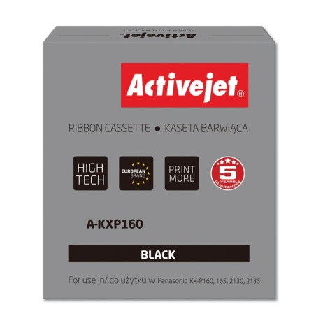 Activejet Cinta A-KXP160 (repuesto Panasonic KXP160 Supreme negro)