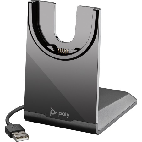 POLY Suporte de carregamento com USB-A para Voyager