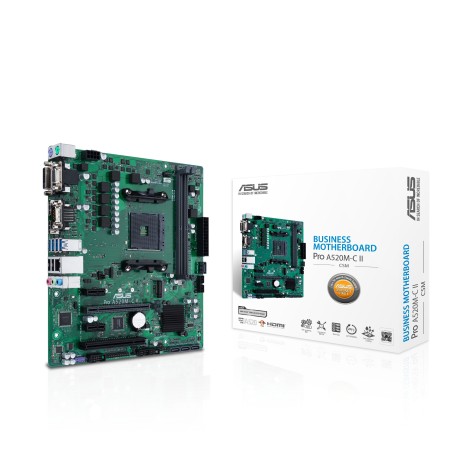 ASUS PRO A520M-C II CSM AMD A520 Sockel AM4 micro ATX