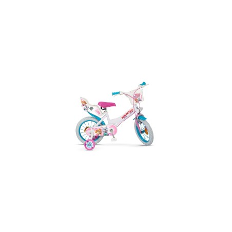 Toimsa PAW PATROL Bicicletta da città 35,6 cm (14") Acciaio Multicolore, Bianco