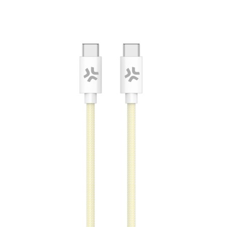 Celly USBCUSBCCOTTYL cavo USB 1,5 m USB C Bianco, Giallo