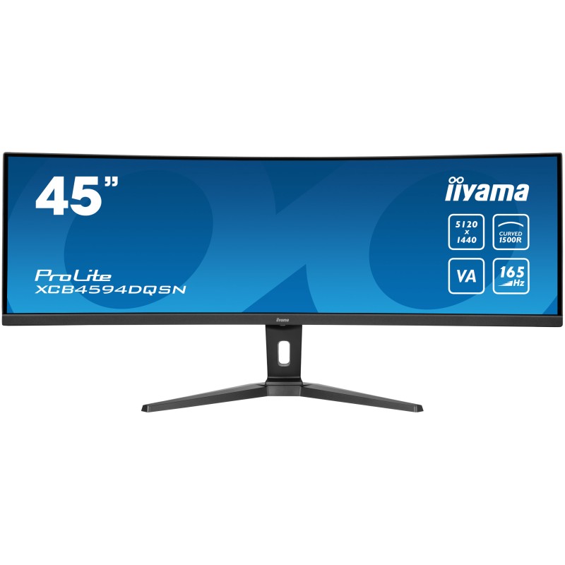 iiyama G-MASTER 45"LCD Curved Bus. UWQHD Monitor PC 114.3 cm (45") 5120 x 1440 Pixel Dual QHD LED Nero