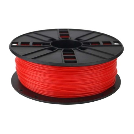 Gembird 3DP-PLA1.75-01-FR matériel d'impression 3D Acide polylactique (PLA) Rouge fluorescent 1 kg