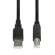 iBox IKU2D USB-kabel 3 m USB 2.0 USB A USB B Zwart