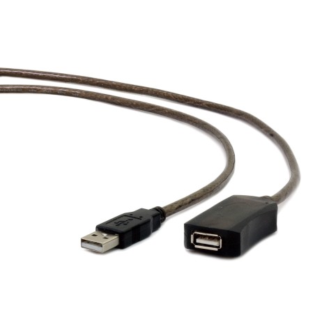 Gembird USB A USB A M F 10m USB-kabel USB 2.0 Zwart