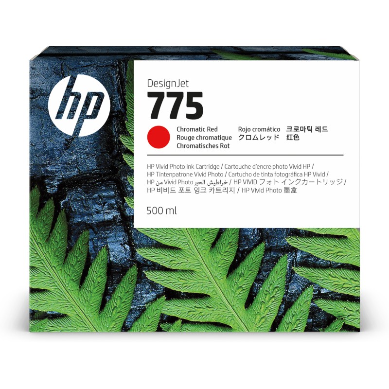 Image of HP Cartuccia di inchiostro rosso cromatico 775 da 500 ml