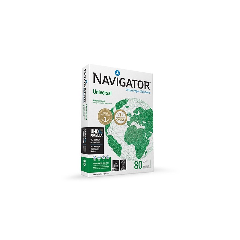 Navigator Universal carta inkjet A4 (210x297 mm) 500 fogli Bianco