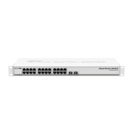 Mikrotik CSS326-24G-2S+RM switch de rede Gerido Gigabit Ethernet (10 100 1000) Power over Ethernet (PoE) 1U Branco