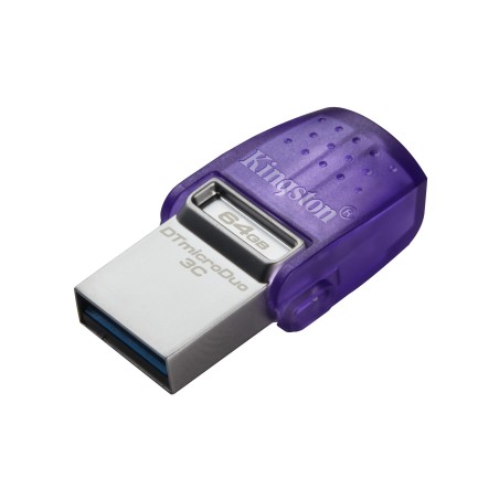 Kingston Technology DataTraveler 64 Go microDuo 3C 200 Mo s dual USB-A + USB-C