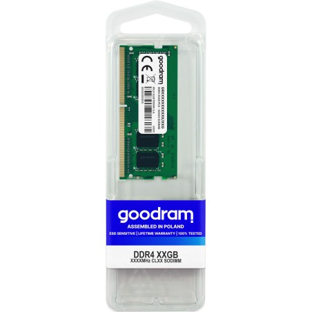 Goodram GR3200S464L22 32G geheugenmodule 32 GB 1 x 32 GB DDR4 3200 MHz