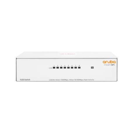 Aruba Instant On 1430 8G Não-gerido L2 Gigabit Ethernet (10 100 1000) Branco