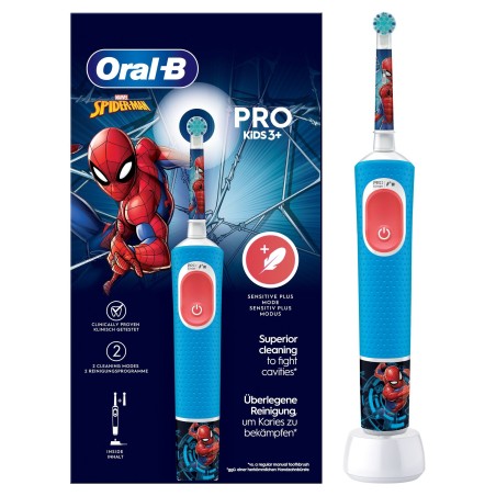 Oral-B Pro Kids Crianças Escova oscilante Azul, Branco