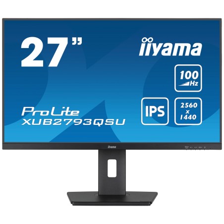 iiyama ProLite XUB2793QSU-B6 LED display 68,6 cm (27") 2560 x 1440 pixels Quad HD Preto