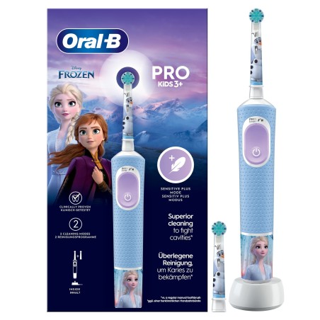 Oral-B Pro Kids Crianças Escova de dentes rotativa oscilante Azul Claro