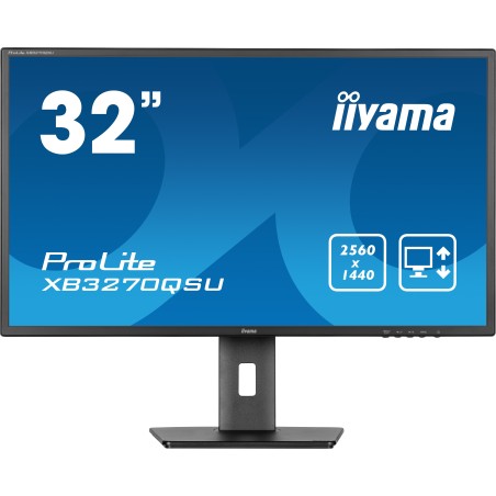 iiyama ProLite XB3270QSU-B1 pantalla para PC 81,3 cm (32") 2560 x 1440 Pixeles Wide Quad HD LED Negro