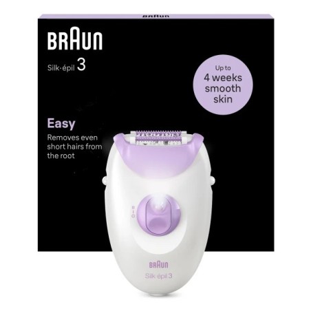 Braun Silk-épil 3 3-000 20 pince(s) Violet, Blanc