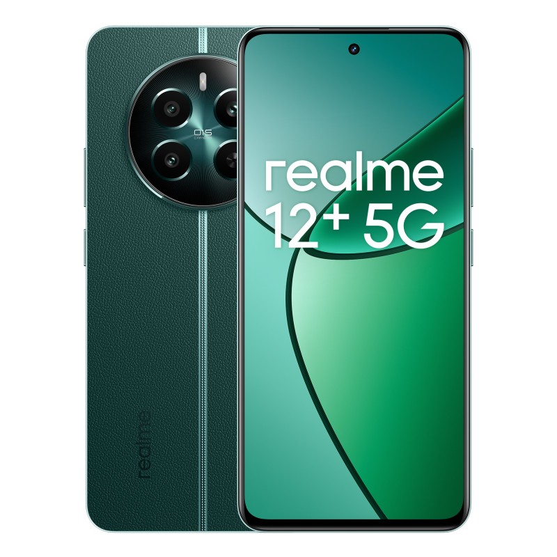 Image of realme 12+ 16,9 cm (6.67") Doppia SIM Android 14 5G USB tipo-C 8 GB 256 GB 5000 mAh Verde