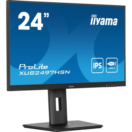 iiyama ProLite XUB2497HSN-B1 LED display 61 cm (24") 1920 x 1080 pixels Full HD Preto