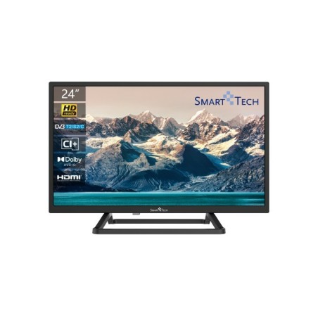 Smart-Tech 24HN10T3 tv 61 cm (24") HD Zwart 230 cd m²