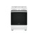 Indesit IS67G4PHW E 1 Cucina Elettrico Gas Nero, Bianco A