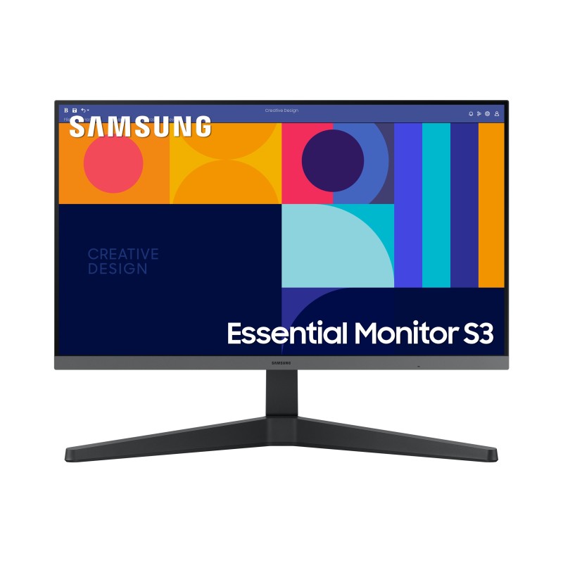 Image of Samsung Essential Monitor S3 S33GC LED display 61 cm (24") 1920 x 1080 Pixel Full HD Nero