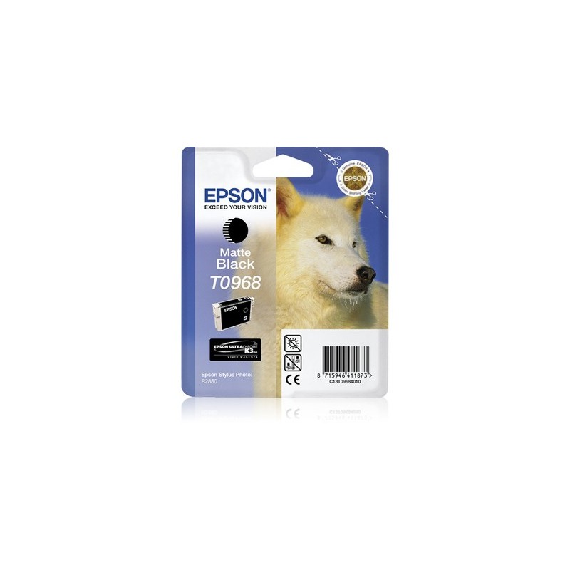 Epson T0968 cartuccia d'inchiostro 1 pz Originale Resa standard Nero