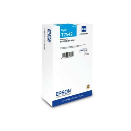 Epson T7542 inktcartridge 1 stuk(s) Origineel Ultrahoog rendement Cyaan