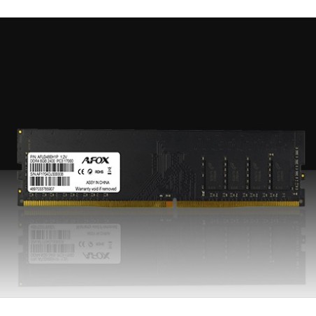 AFOX DDR4 8G 2400 UDIMM module de mémoire 8 Go 1 x 8 Go 2400 MHz