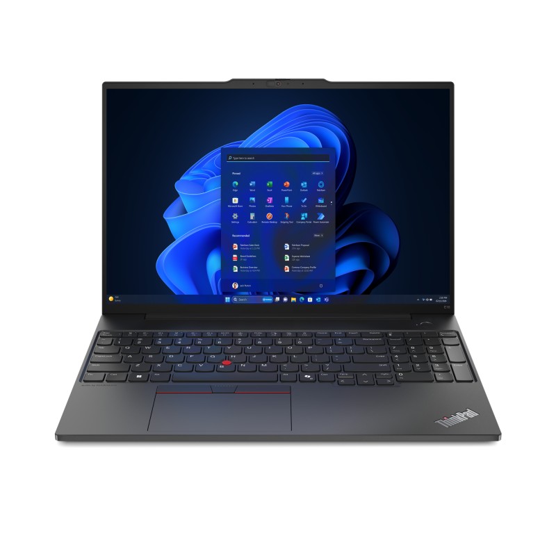 Lenovo ThinkPad E16 Intel Core Ultra 7 155H Computer portatile 40.6 cm (16") WUXGA 16 GB DDR5-SDRAM 512 SSD Wi-Fi 6E (802.11ax)