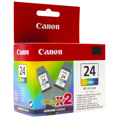 Canon BCI-24CL inktcartridge 2 stuk(s) Origineel Cyaan, Magenta, Geel