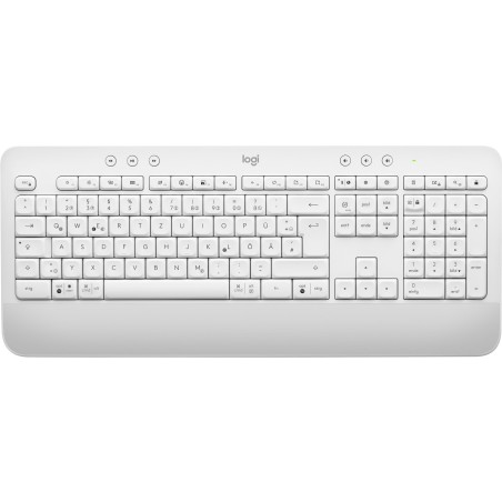 Logitech Signature K650 teclado Bluetooth QWERTZ Alemán Blanco