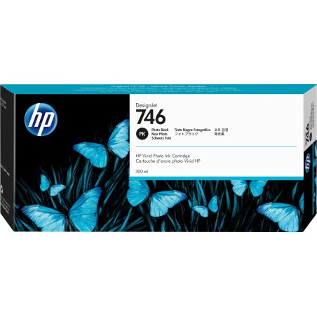 HP 746 fotozwarte DesignJet inktcartridge, 300 ml