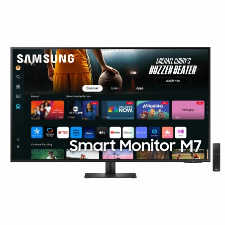 Samsung Smart Monitor M7 M70D monitor de ecrã 109,2 cm (43") 3840 x 2160 pixels 4K Ultra HD LCD Preto