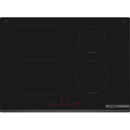 Bosch Serie 6 PVS731HB1E plaque Noir Intégré 70 cm Plaque avec zone à induction 4 zone(s)