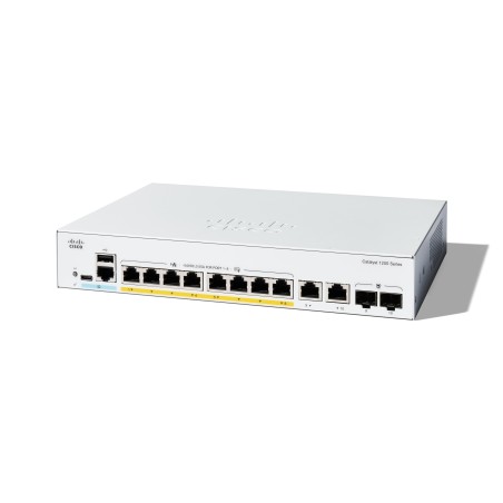 Cisco C1200-8FP-2G Netzwerk-Switch Managed L2 L3 Gigabit Ethernet (10 100 1000) Weiß