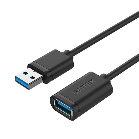 UNITEK Y-C457GBK cavo USB 1 m USB 3.2 Gen 1 (3.1 Gen 1) USB A Nero
