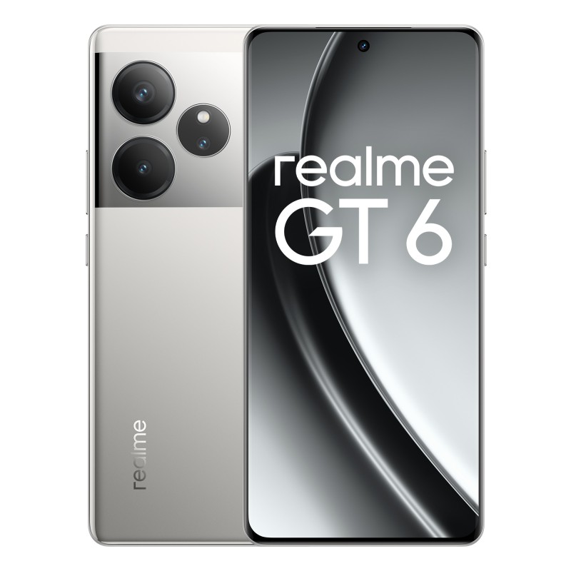 Image of realme GT 6 17,2 cm (6.78") Doppia SIM Android 14 5G USB tipo-C 16 GB 512 GB 5500 mAh Argento